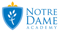 Notre Dame Academy Logo-White BG